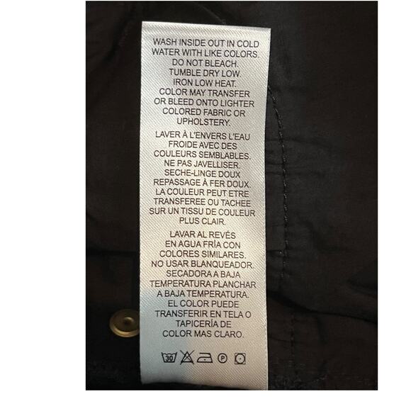 Frame Jeans Le High Straight High Waist Staggered Hem black size 24 - Picture 5 of 6